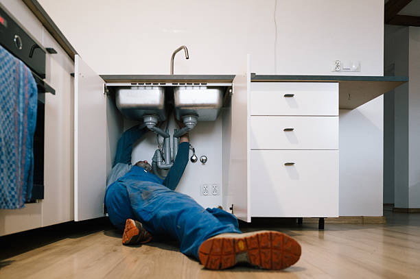 Professional Plumbing technician working in Sweet, ID
